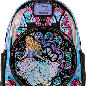 Loungefly Disney Sleeping Beauty Stained Glass Backpack